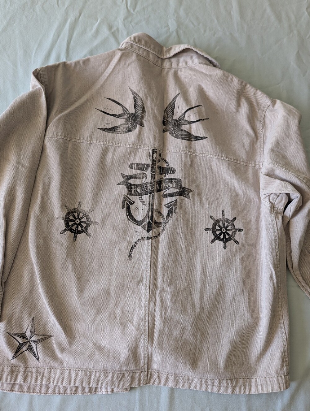 Sailor Block Printed Jacket/Shacket